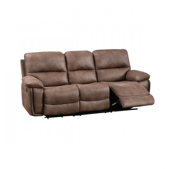 Easton Recliner Sofa 99929BRW (Brown)